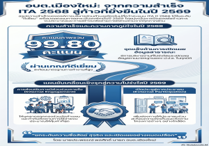 สรุปผลการประเมิน ITA ประจำปี 2568 ถอดบทเรียนจุดพัฒนา เดินหน้ายกระดับความโปร่งใส สู่ปีงบประมาณ พ.ศ. 2569